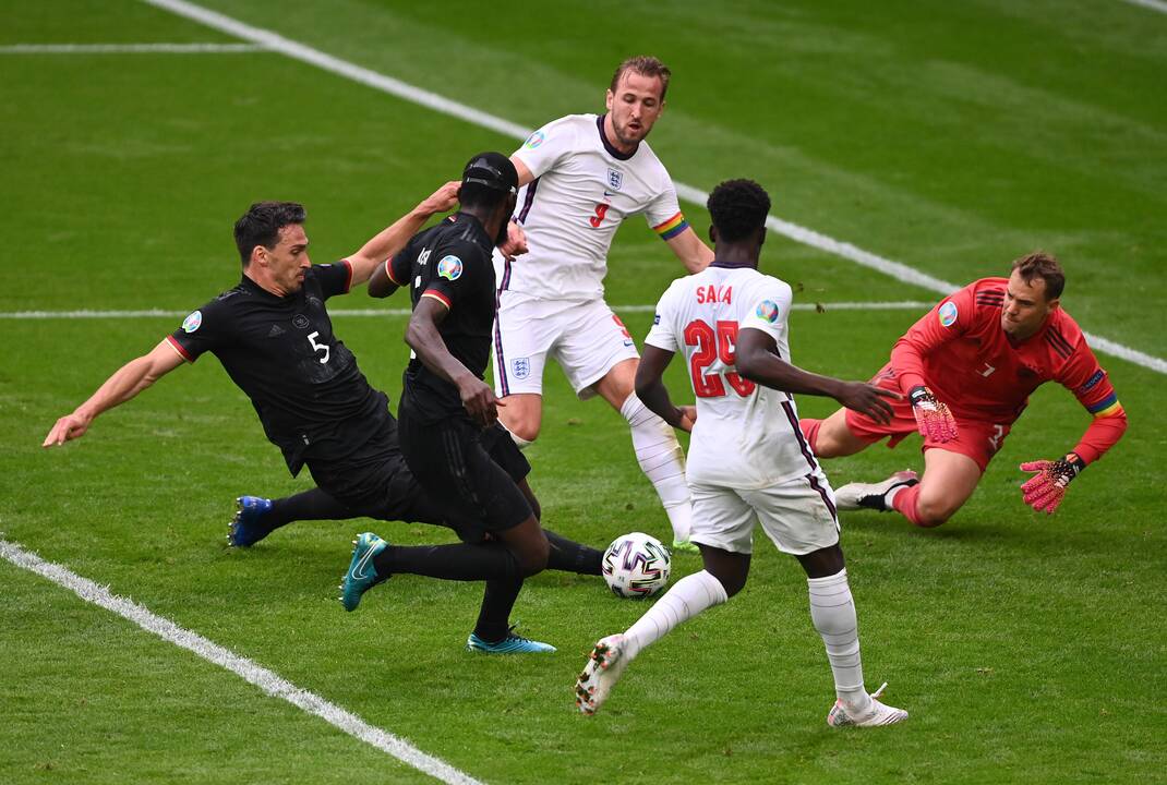 Euro 2020 aštuntfinalis: Anglija – Vokietija 2:0