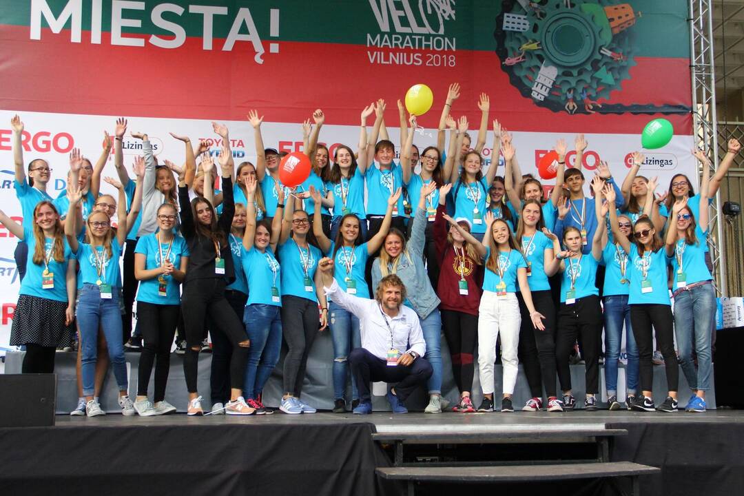 Velomaratonas savanorio akimis