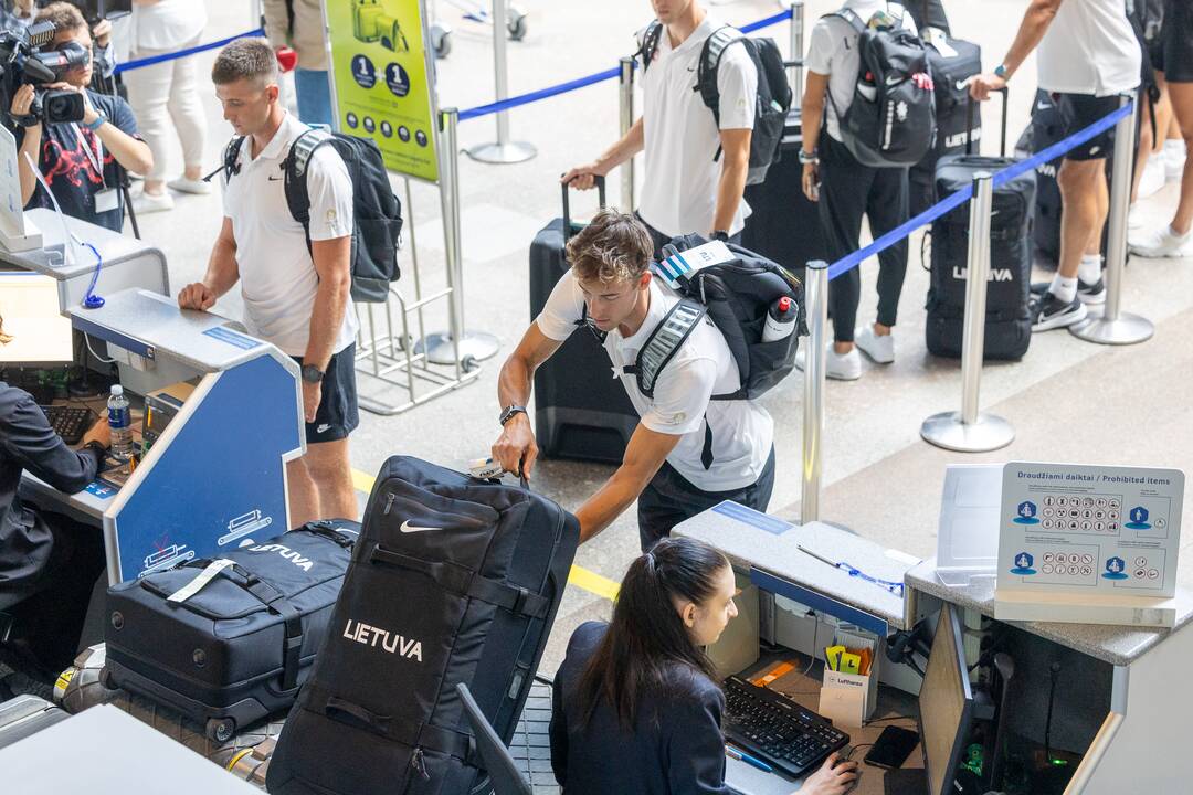 Į Paryžių išskrido pirmieji Lietuvos olimpiečiai