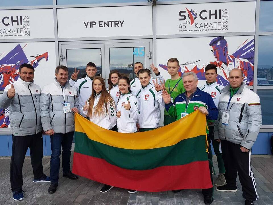 Lietuviai debiutavo olimpinės karatė Europos čempionate