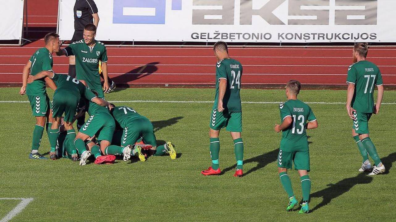 „Kauno Žalgiris“ patiesė „Palangos“ futbolininkus