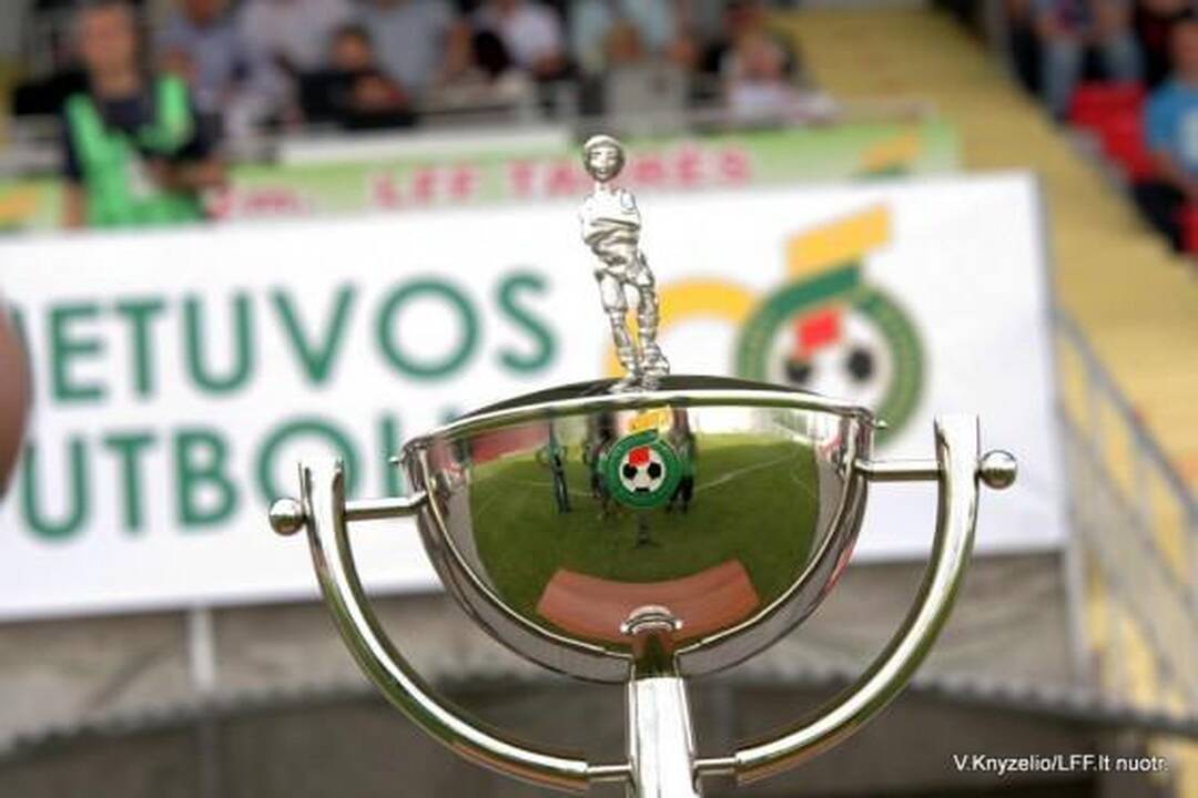 LFF taurės turnyro ketvirtfinalio burtai ekipas suskirstė poromis