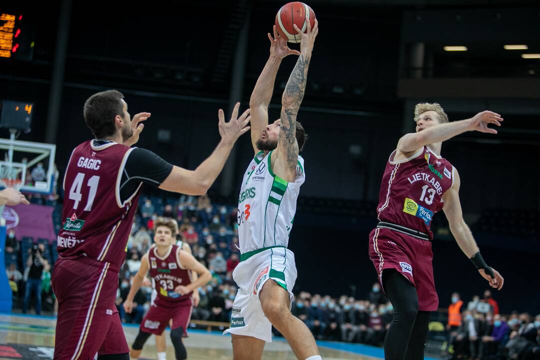 LKL: „Lietkabelis“ – „Žalgiris“ 69:73