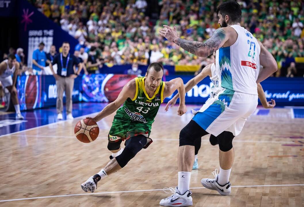 Europos krepšinio čempionatas: Lietuva – Slovėnija 85:92