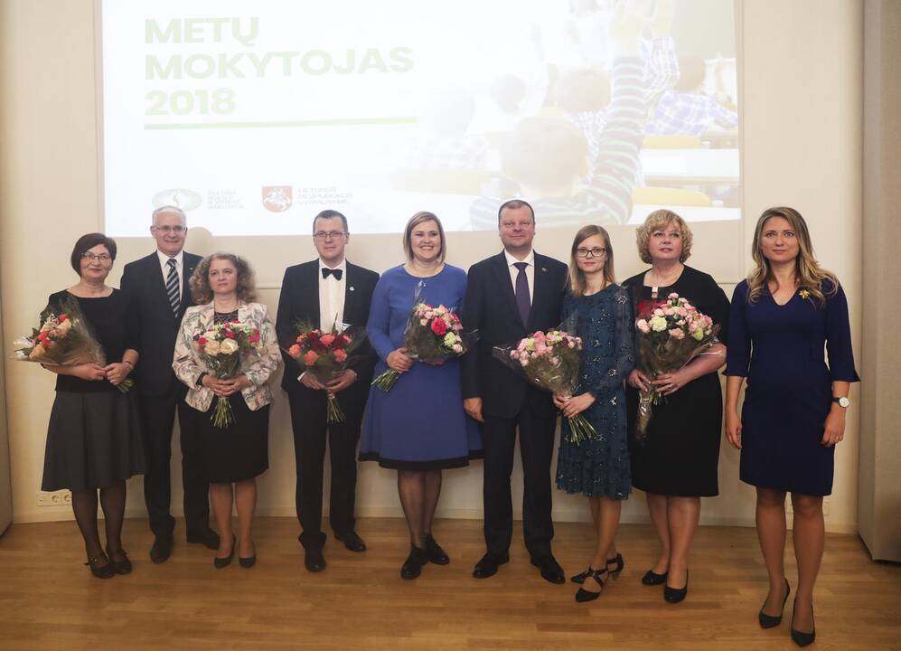 Įteiktos Metų mokytojo premijos