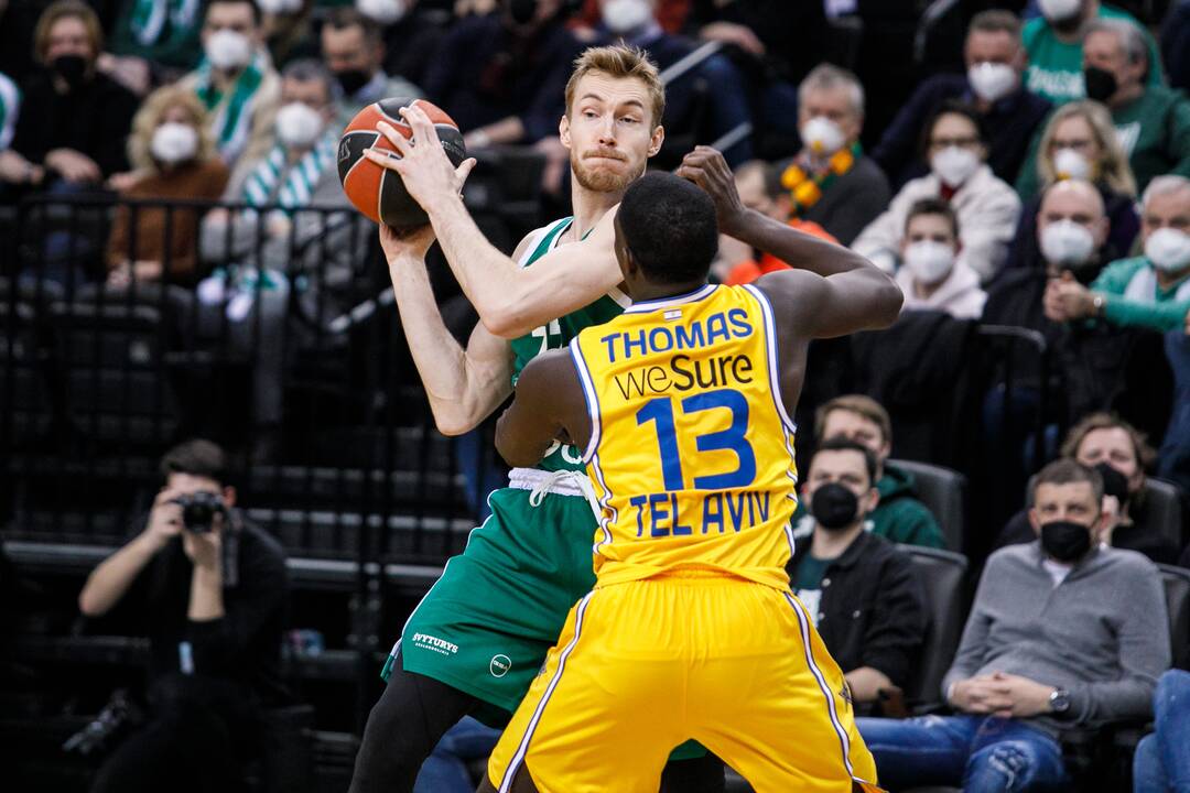 Eurolyga: Kauno „Žalgiris“  – Tel Avivo „Maccabi“ 78:94