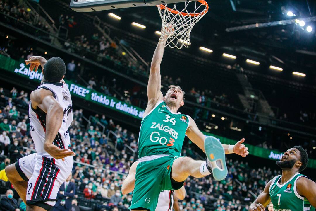 Eurolyga: Kauno „Žalgiris“ – Milano „Armani Exchange“ 70:74