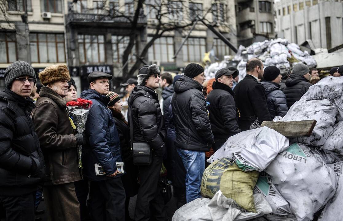 Sekmadienio įvykiai Ukrainoje