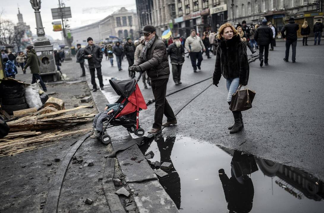 Sekmadienio įvykiai Ukrainoje