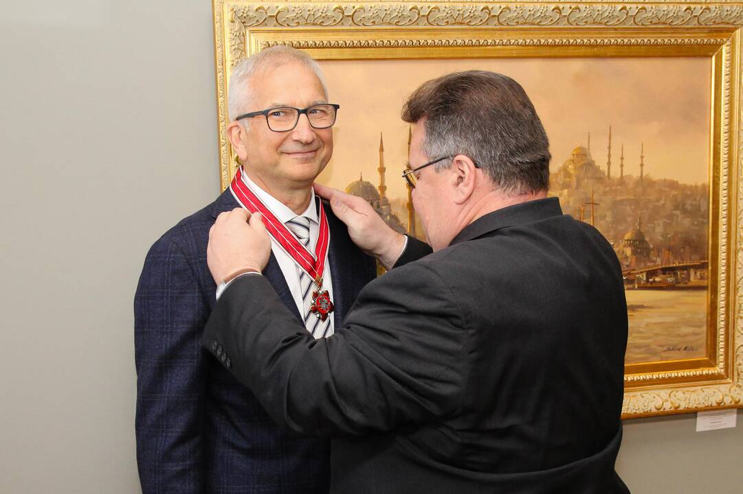 Algirdas Kumža ir Linas Linkevičius