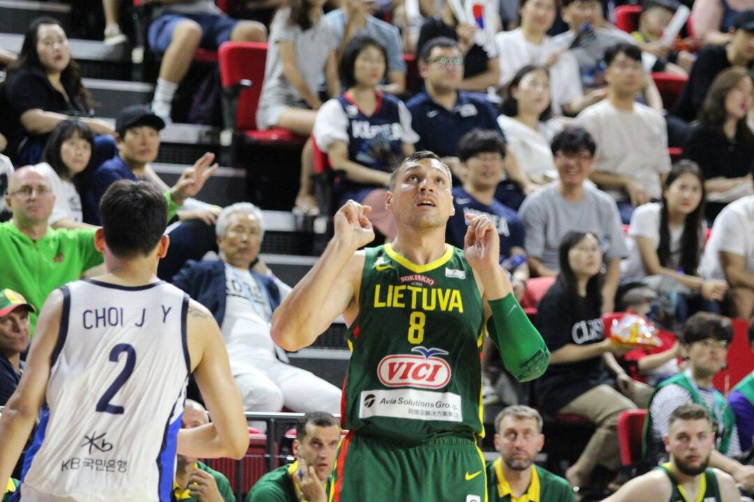 Krepšinis: Lietuva – Pietų Korėja 86:57