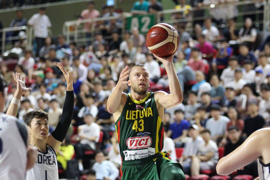 Krepšinis: Lietuva – Pietų Korėja 86:57