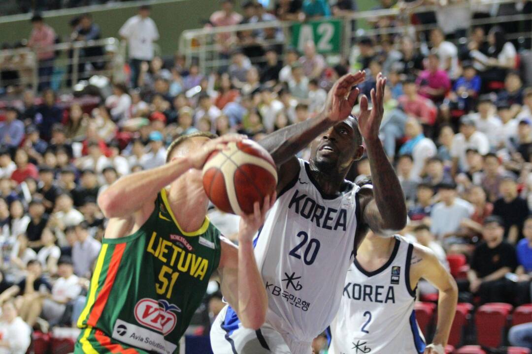 Krepšinis: Lietuva – Pietų Korėja 86:57