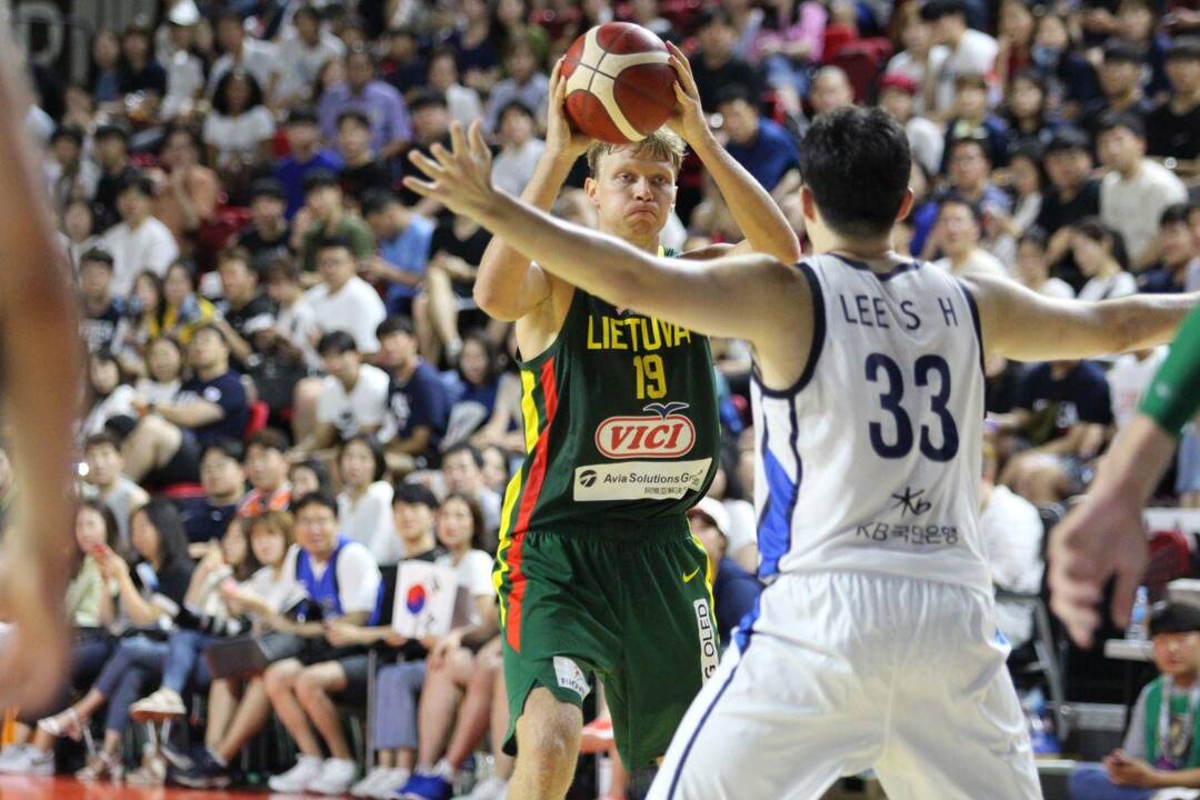 Krepšinis: Lietuva – Pietų Korėja 86:57