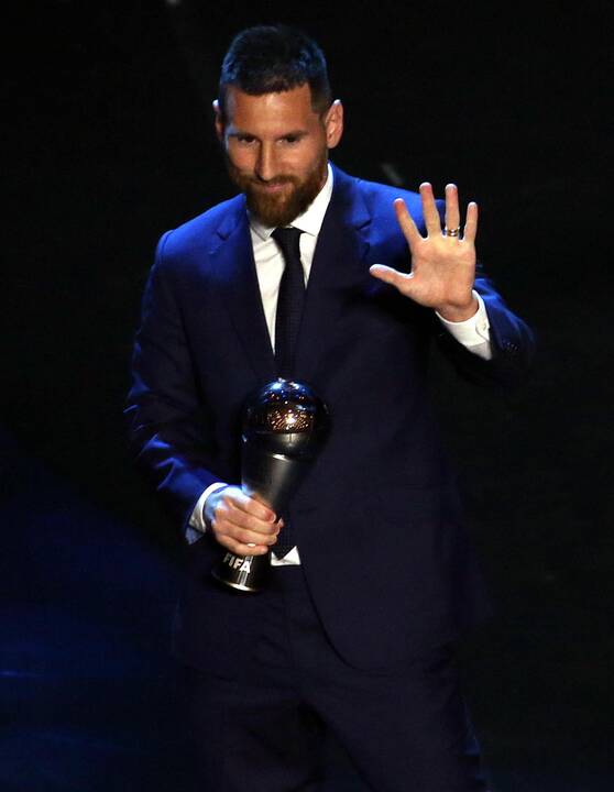 Geriausiu pasaulio futbolininku išrinktas L. Messi