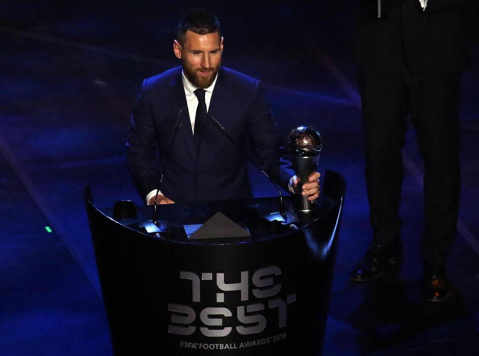 Geriausiu pasaulio futbolininku išrinktas L. Messi