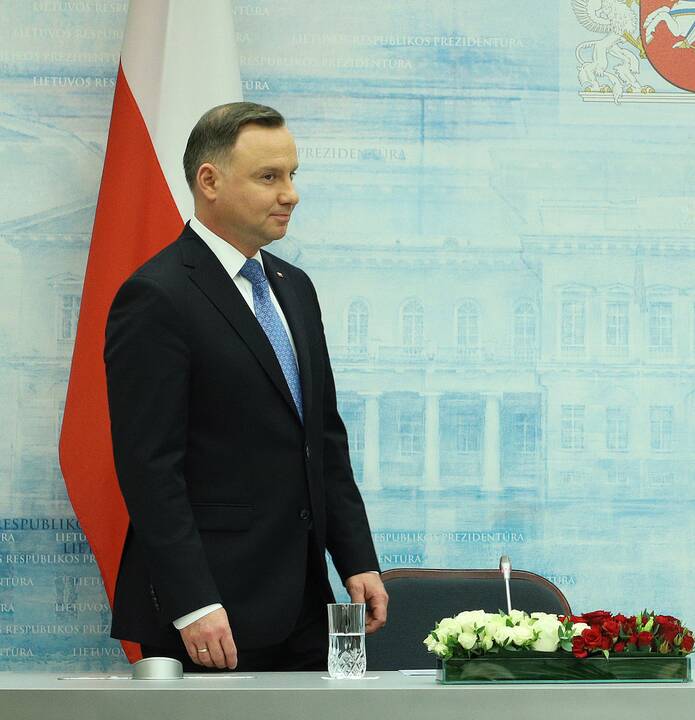 G. Nausėda susitiko su Lenkijos prezidentu A. Duda