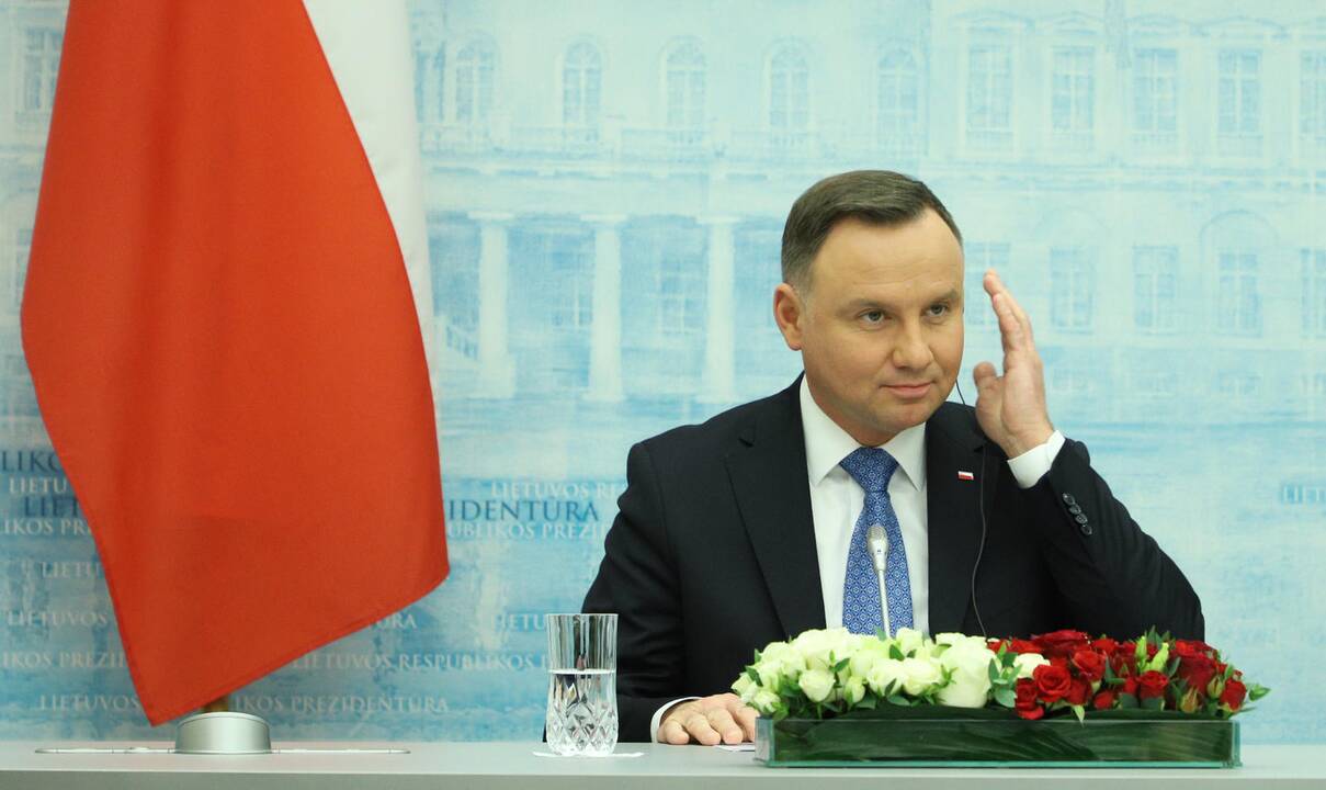 G. Nausėda susitiko su Lenkijos prezidentu A. Duda