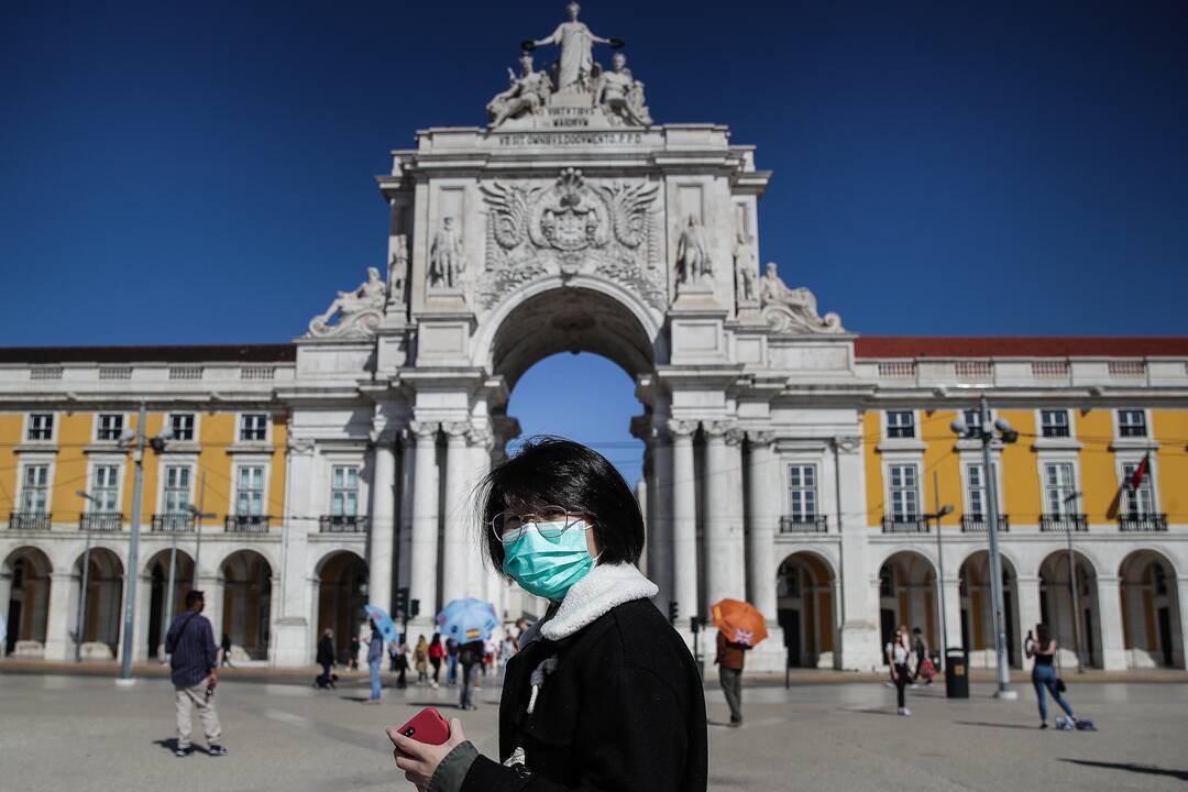 Portugalijoje pirmą kartą nustatyta per 3 tūkst. užsikrėtimo koronavirusu atvejų