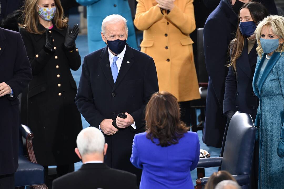 J. Bidenas prisaikdintas 46-uoju JAV prezidentu