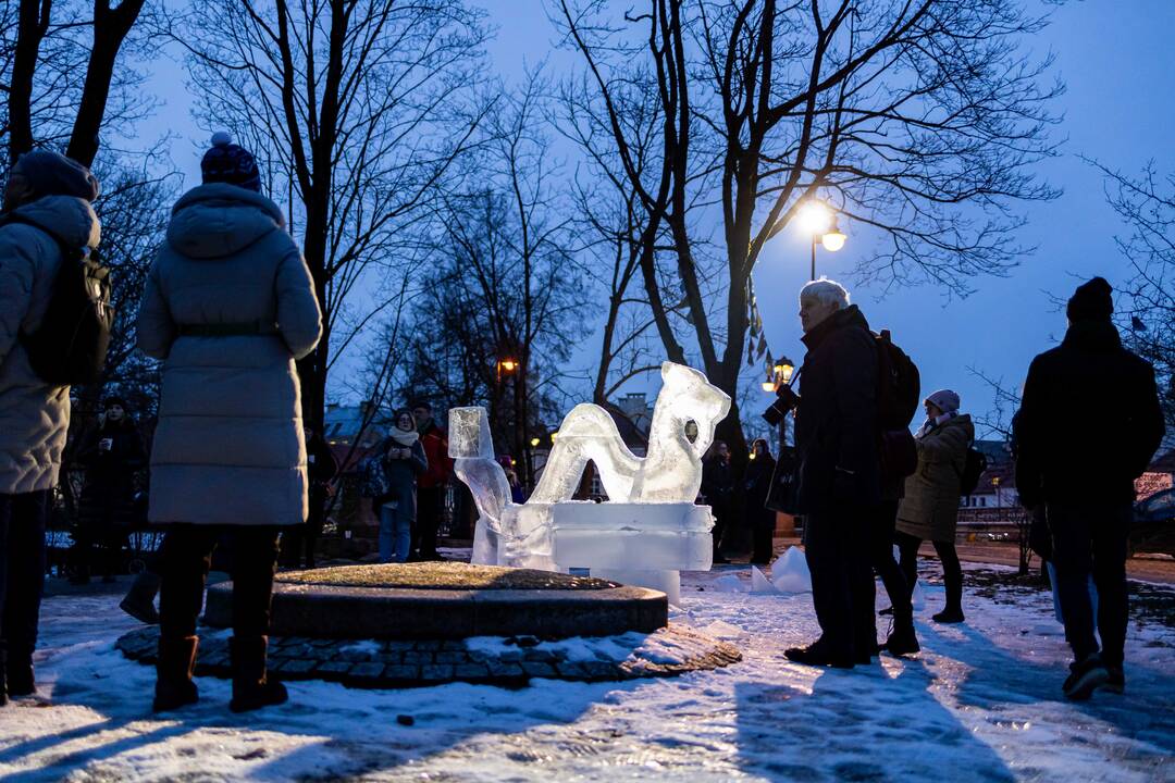 Vilniaus Tibeto skvere pasitikti tibetiečių Naujieji metai