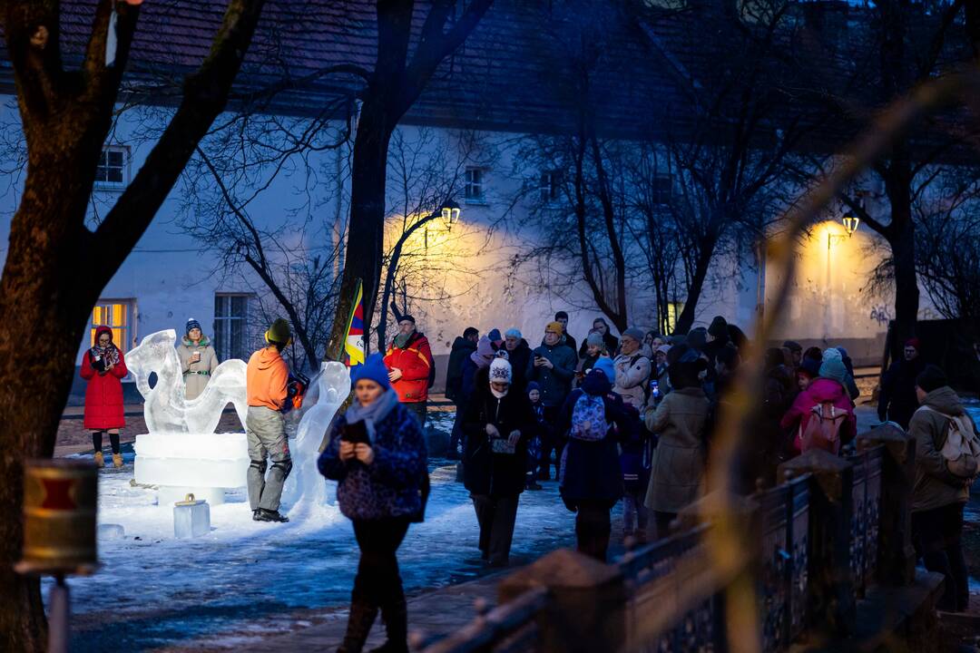 Vilniaus Tibeto skvere pasitikti tibetiečių Naujieji metai