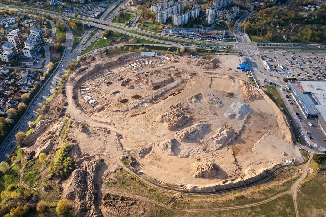 Seimo „aušriečiai“ ragina Vyriausybę stabdyti Nacionalinio stadiono statybas: parengė rezoliuciją