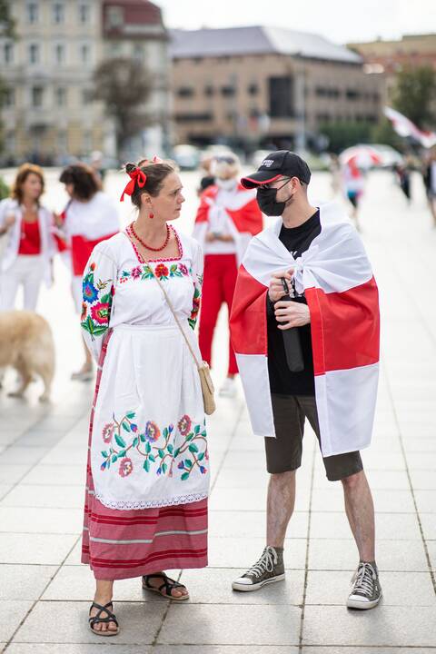 Vilniuje surengtos laisvųjų baltarusių eitynės