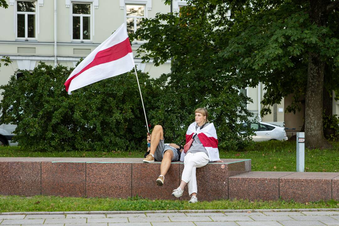 Vilniuje surengtos laisvųjų baltarusių eitynės