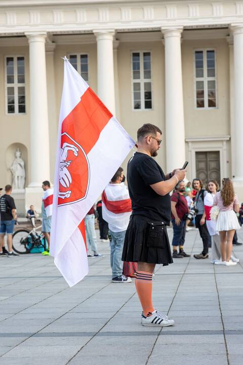 Vilniuje surengtos laisvųjų baltarusių eitynės