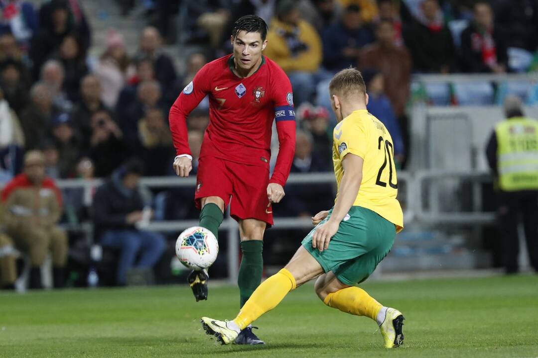 Europos futbolo čempionato atranka: Portugalija – Lietuva 6:0