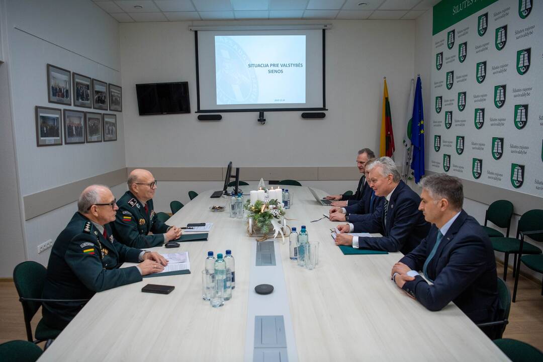 Gitanas Nausėda ir Rustama Liubajevas