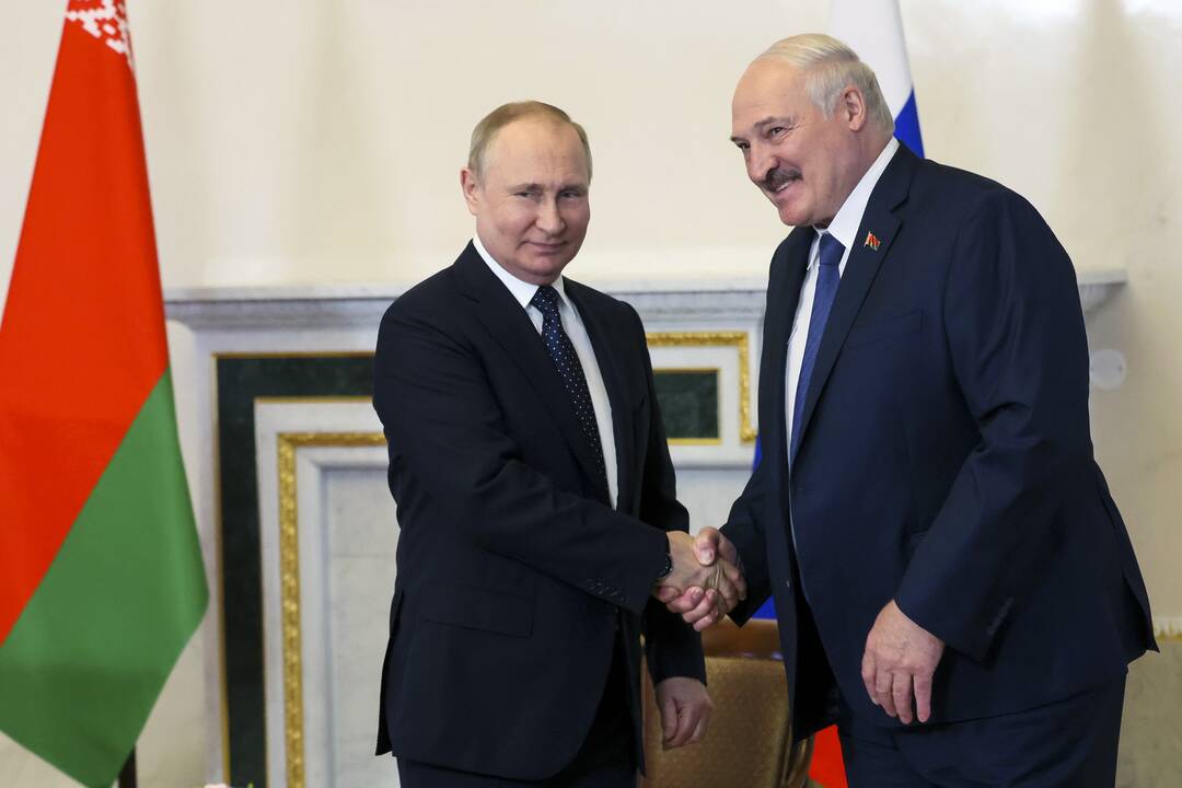 Vladimiras Putinas ir Aliaksandras Lukašenka