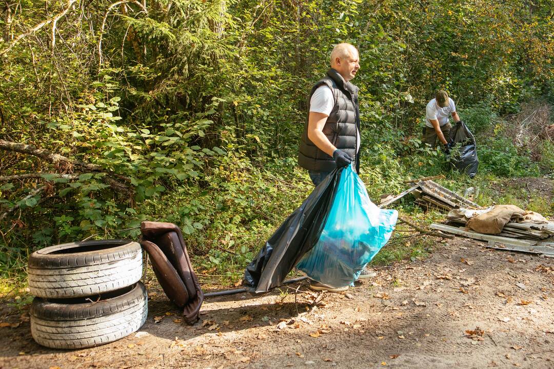 Lietuvoje įvyko talka „Miško kuopa“