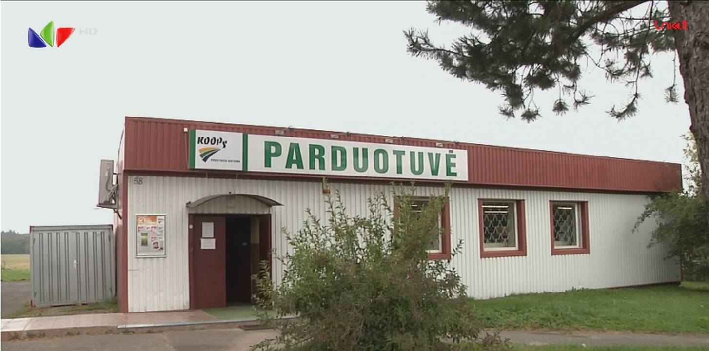 Kauno rajone apiplėšta kaimo parduotuvė