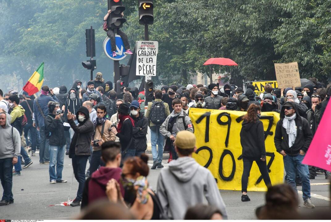 Demonstracija Paryžiuje