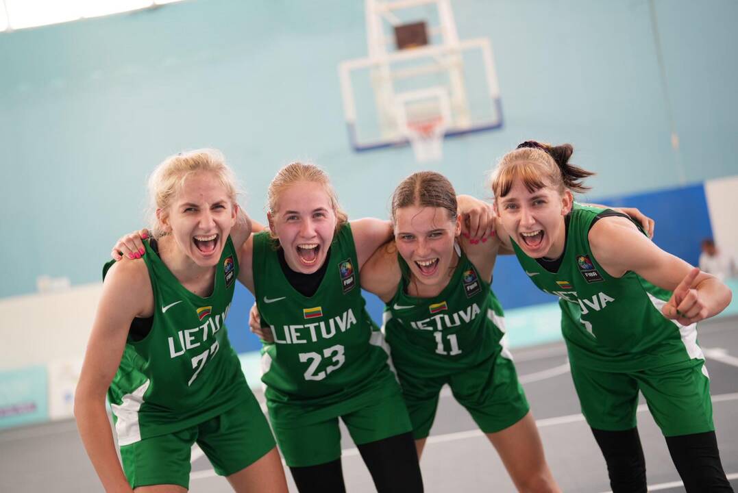 EJOF 3x3 krepšinio merginų turnyro starte – lietuvių pergalė ir pralaimėjimas