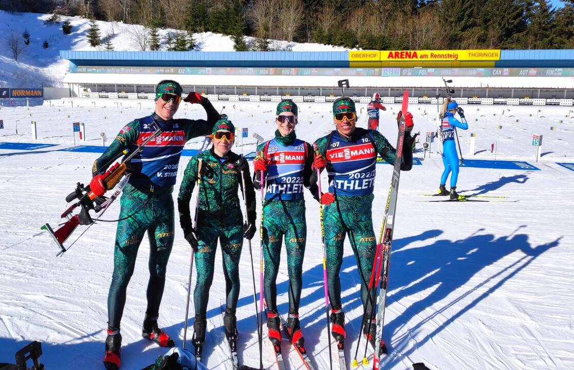 Pasaulio čempionatą pradėjusi Lietuvos biatlono komanda – 18-ta