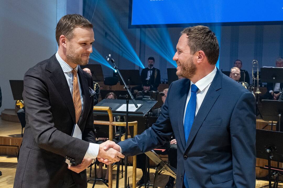 Gabrielius Landsbergis ir Margusas Tsahkna