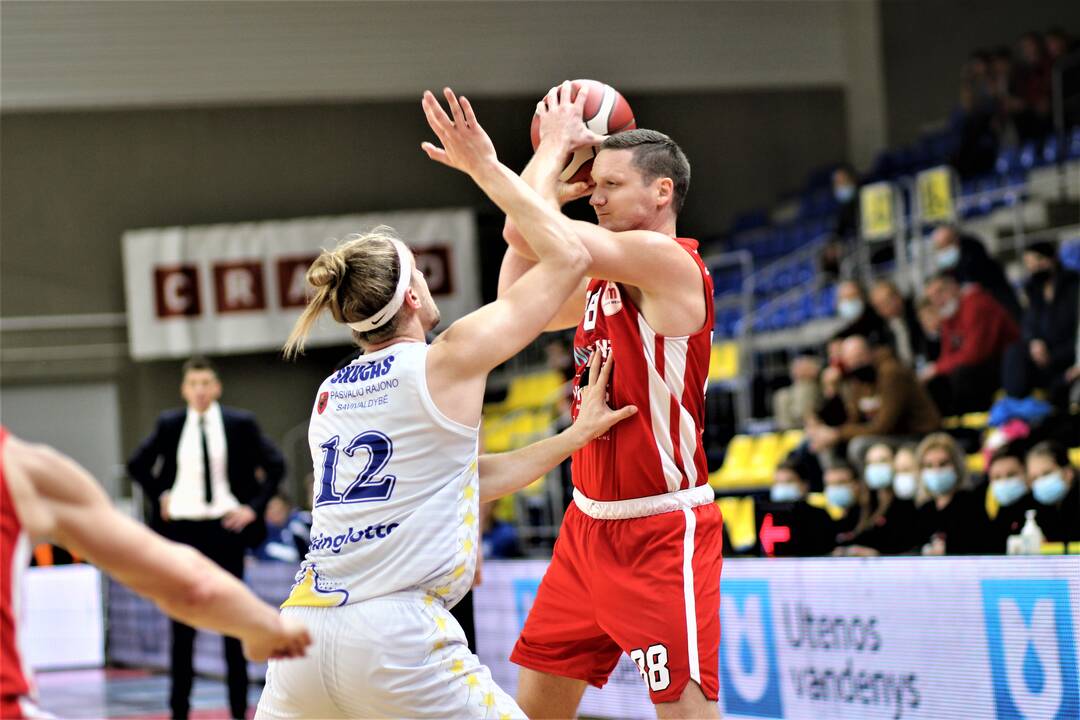 Įspūdingai finišavę uteniškiai nukovė „Pieno žvaigždes“