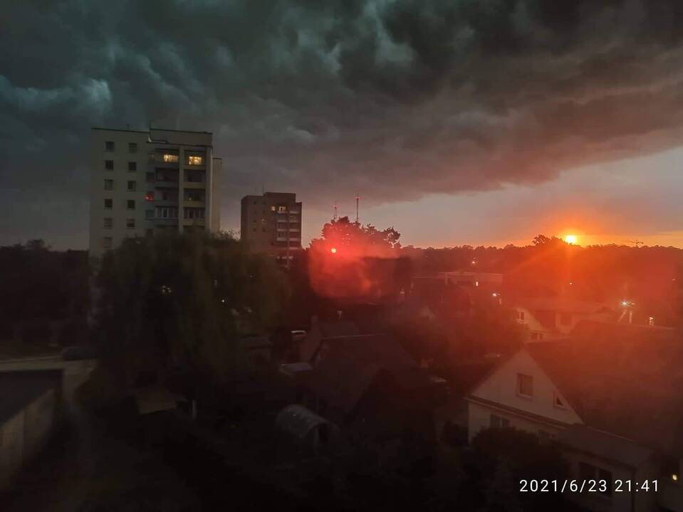 Per Jonines Kauną užklupo škvalas