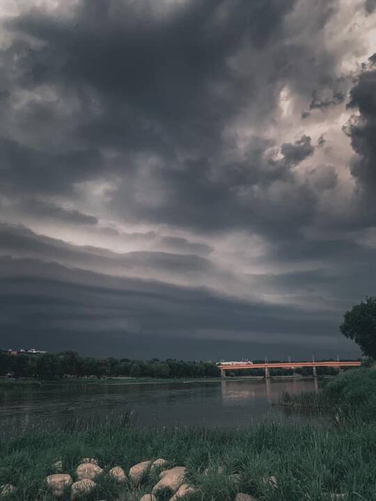 Per Jonines Kauną užklupo škvalas