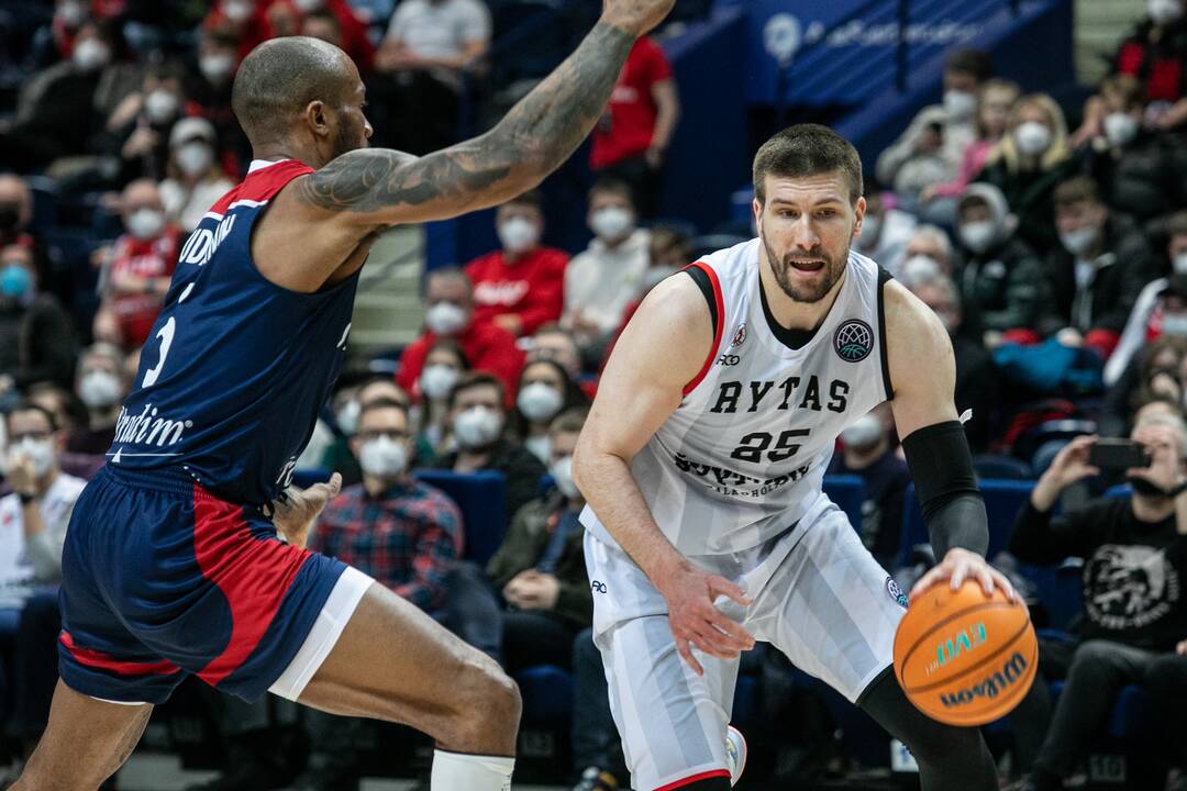 FIBA Čempionų lyga: „Rytas“ – Strasbūro IG 71:76