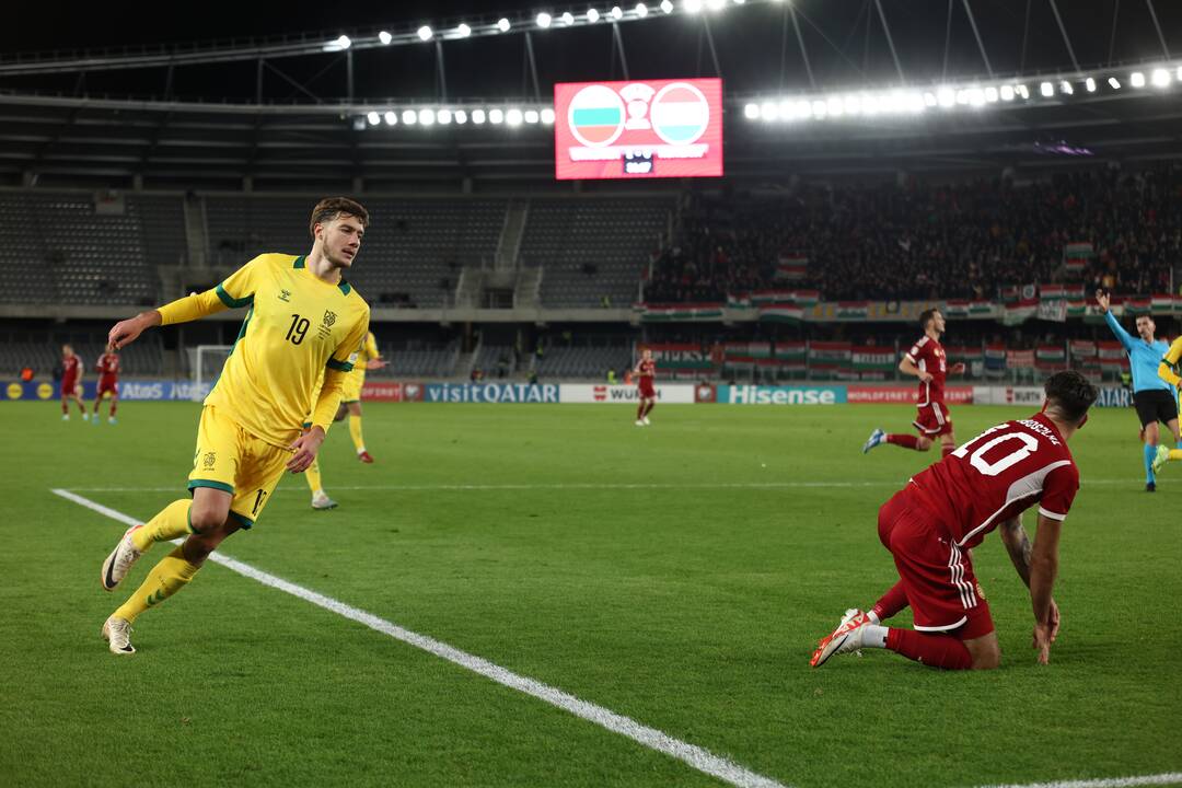 Europos futbolo čempionato atranka: Lietuva – Vengrija 2:2