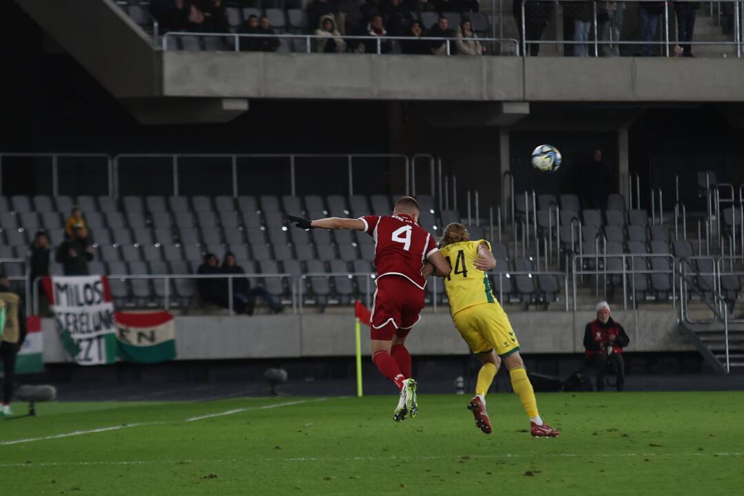 Europos futbolo čempionato atranka: Lietuva – Vengrija 2:2