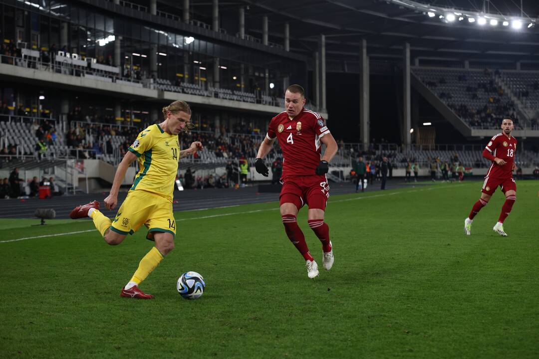 Europos futbolo čempionato atranka: Lietuva – Vengrija 2:2