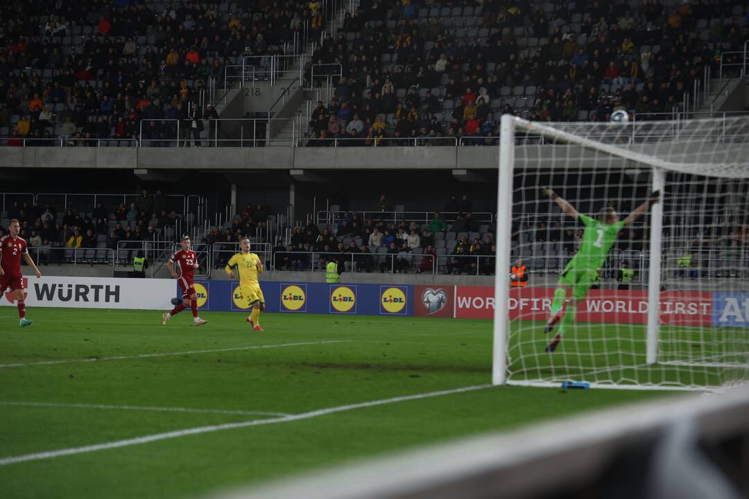 Europos futbolo čempionato atranka: Lietuva – Vengrija 2:2
