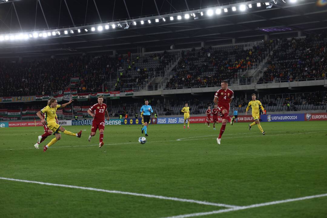 Europos futbolo čempionato atranka: Lietuva – Vengrija 2:2