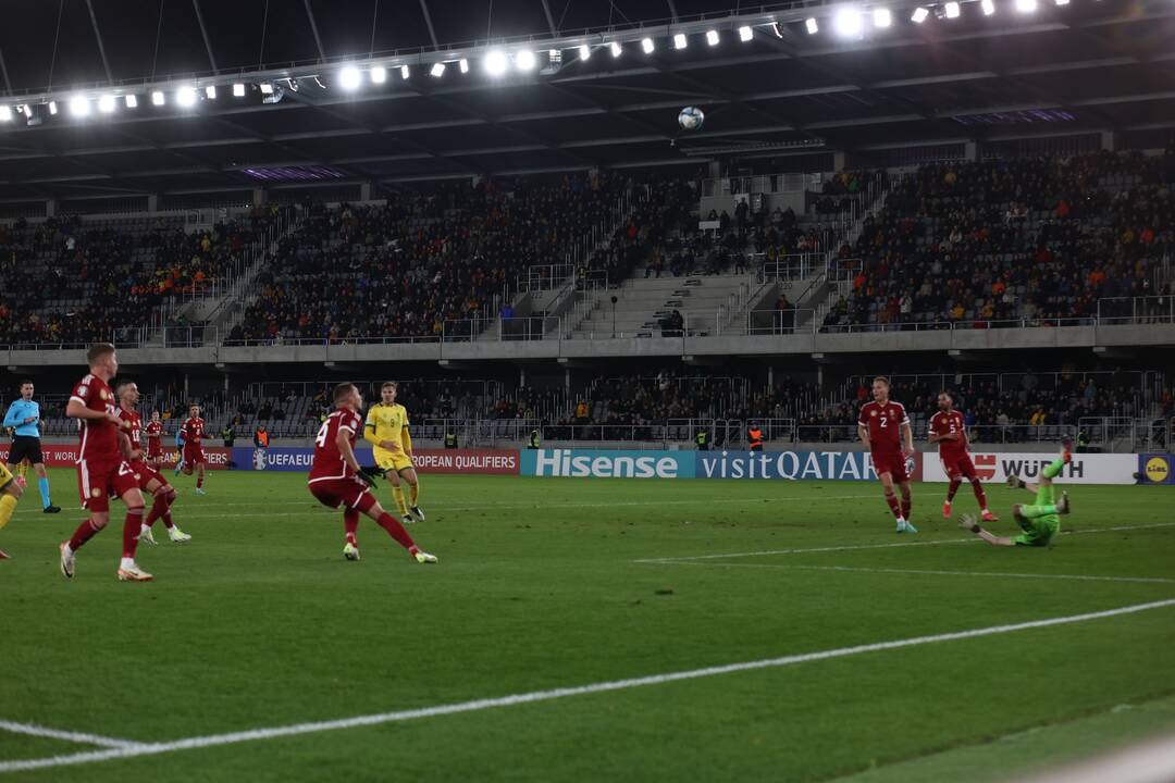 Europos futbolo čempionato atranka: Lietuva – Vengrija 2:2