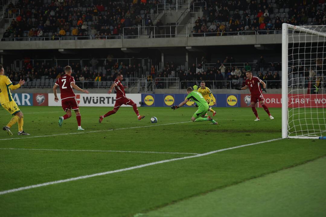 Europos futbolo čempionato atranka: Lietuva – Vengrija 2:2